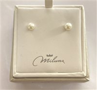 Orecchini Miluna Donna Le Perle in Oro bianco Perla PPN555BM - PPN555BM